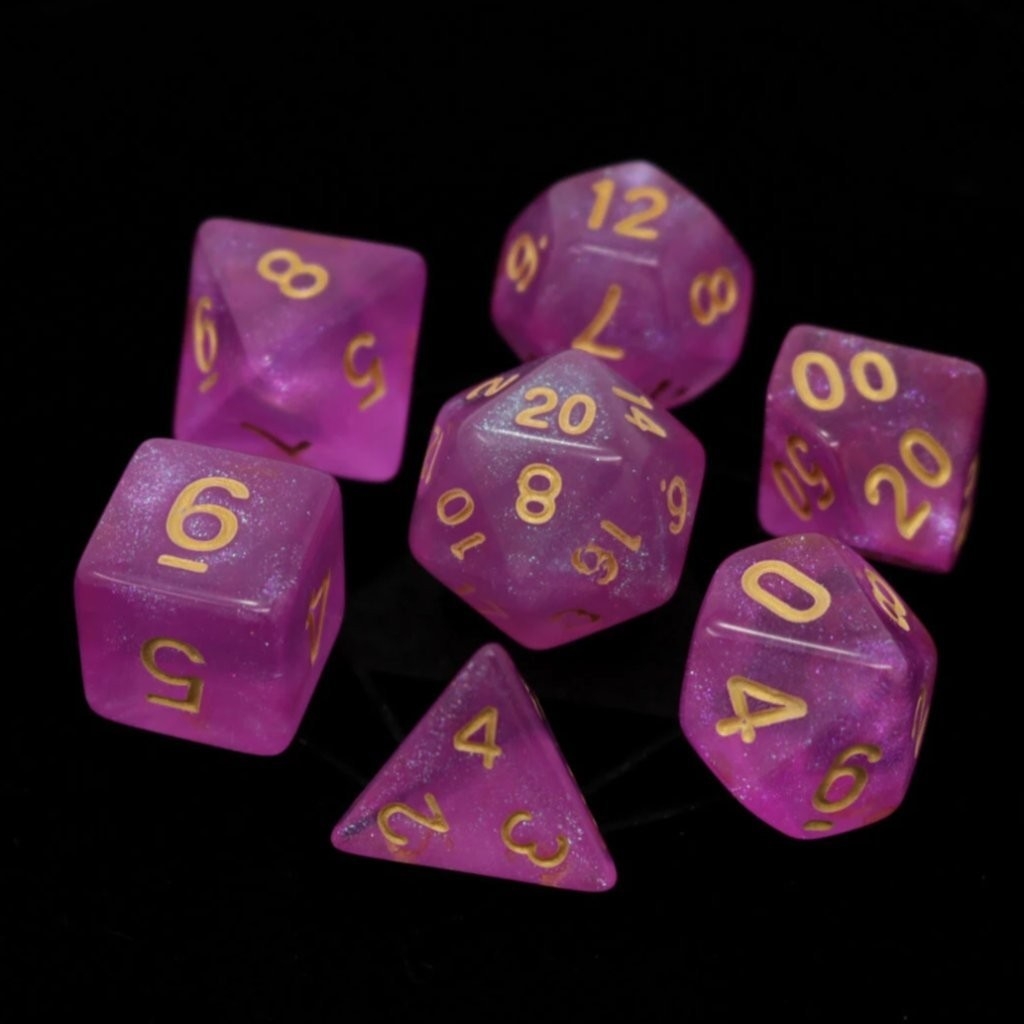 POLY RPG SET - SAKURA W/ GOLD