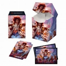 Zaffai, Thunder Conductor Strixhaven PRO 100+ Deck Box and 100ct sleeves featuring Prismari for Magic: The Gathering