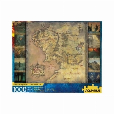 Carte du Monde Seigneur des Anneaux 1000 Pièces