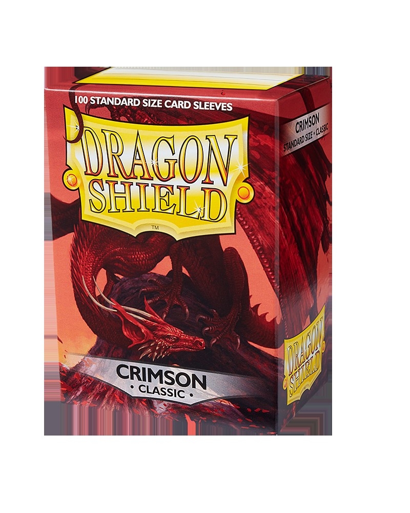 Dragon Shield Crimson Classic 100 Standard Size Card Sleeve