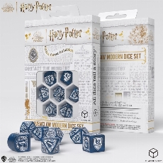 Harry Potter. Set de dés modernes Serdaigle - Bleu