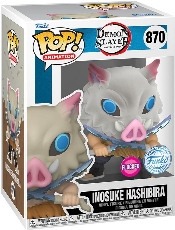 Funko Pop! Animation Demon Slayer-Inosuke Hashibira Flocked Special Edition #870