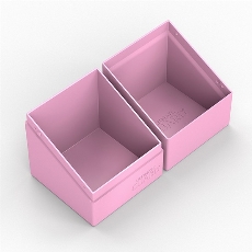 Deck Case: Boulder 100+ Standard Size- Pastel Solid Candy Pink