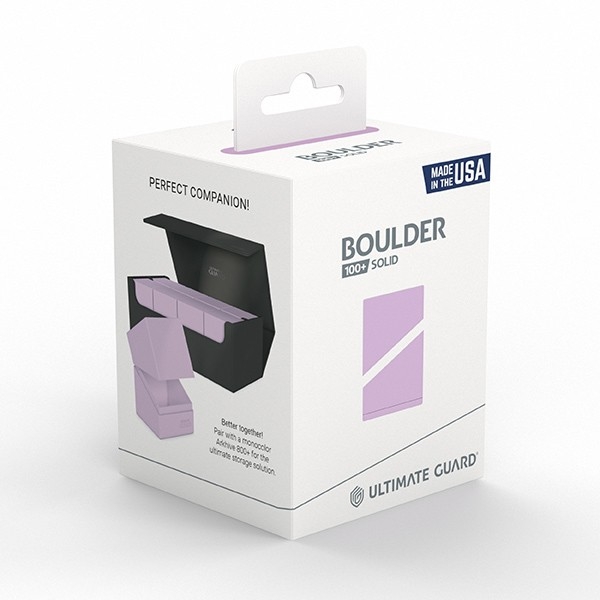 Deck Case: Boulder 100+ Standard Size- Pastel Solid Lavander Purple