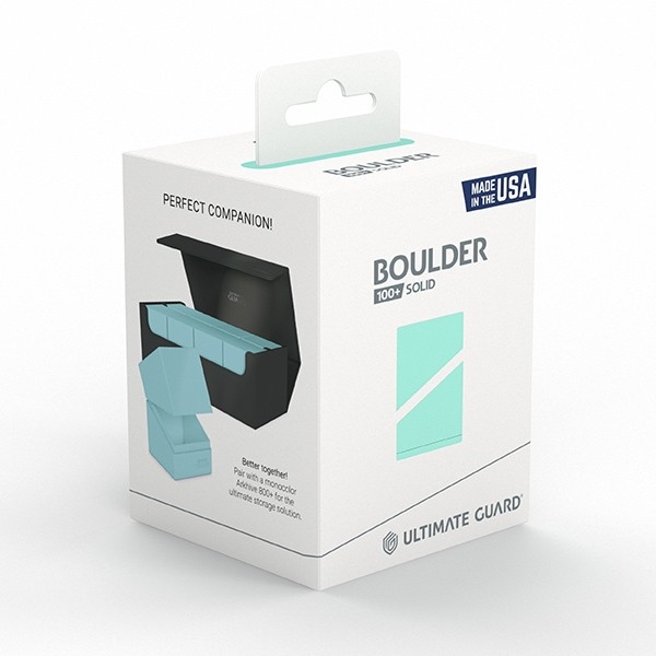 Deck Case: Boulder 100+ Standard Size- Pastel Solid Mint Green
