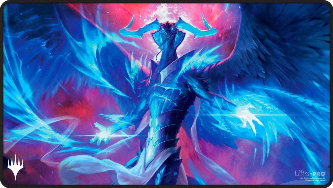 Playmat Tarkir Dragonstorm-Planswalker Black Stiched