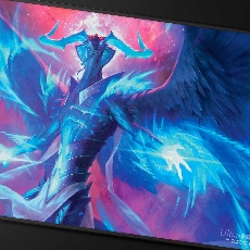 Playmat Tarkir Dragonstorm-Planswalker Black Stiched
