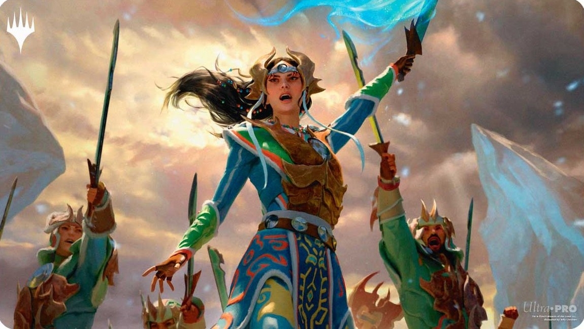 Playmat Tarkir Dragonstorm-Temur Commander