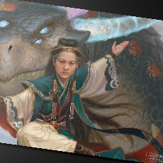 Playmat Tarkir Dragonstorm-Jeskai Commander