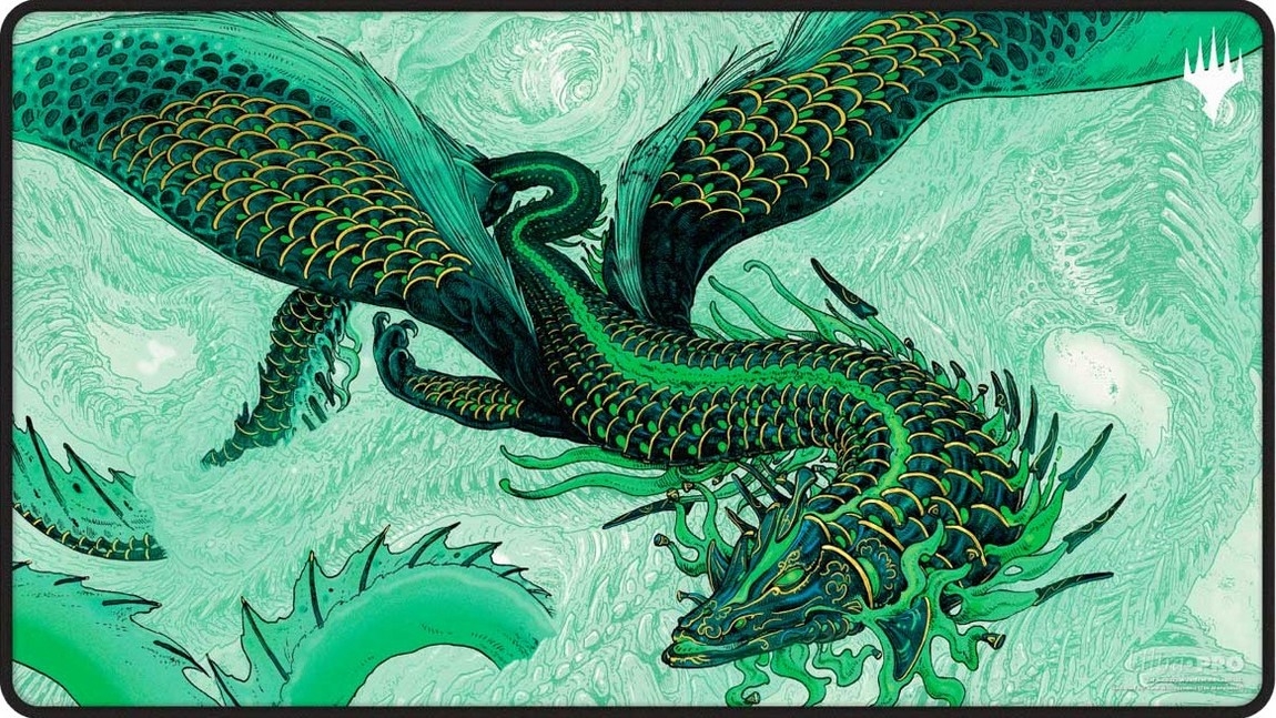 Playmat Tarkir Dragonstorm-Sultai Black Stitched