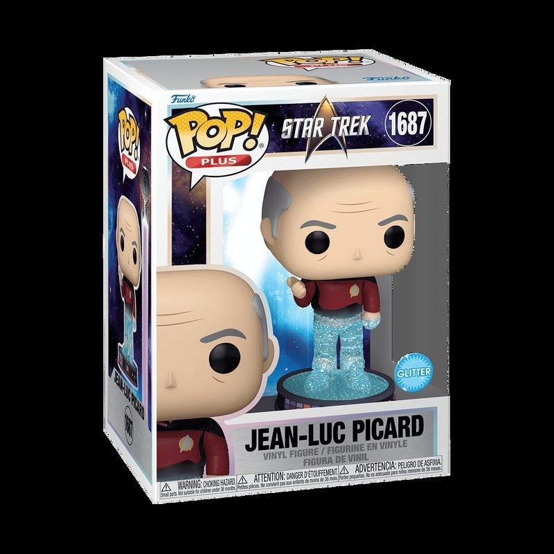 Funko Pop! Star Trek Jean-Luc Picard #1687 Glitter