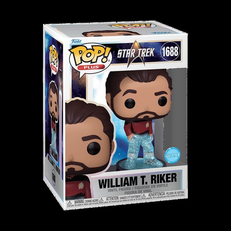 Funko Pop! Star Trek William T. Riker #1688 Glitter