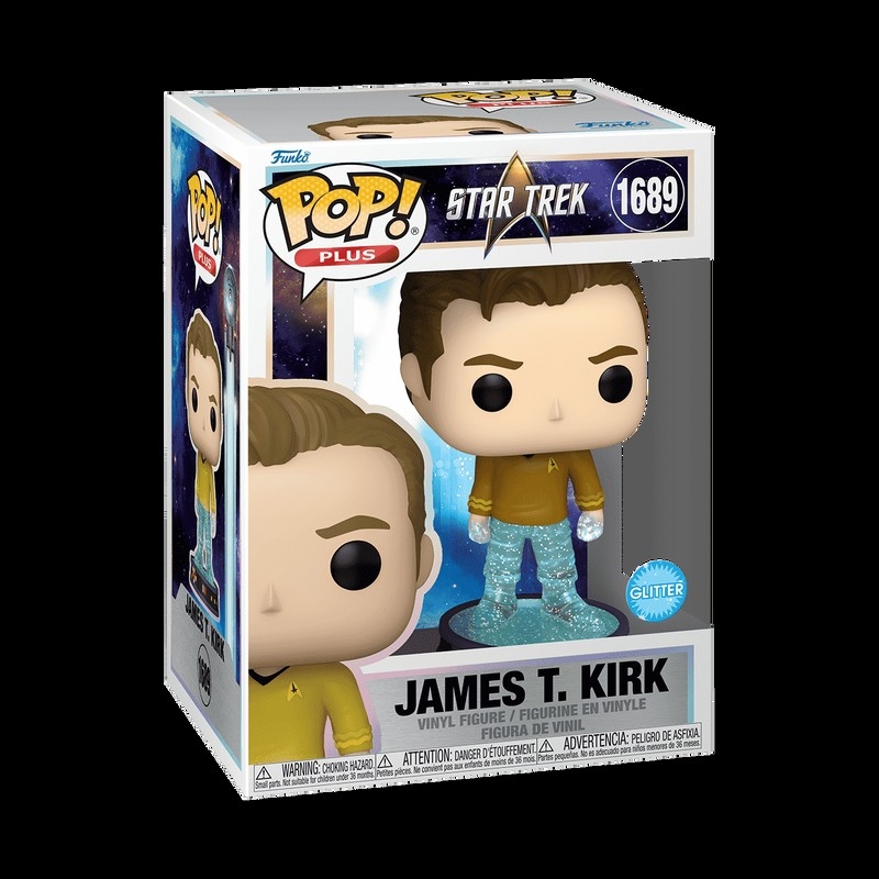 Funko Pop! Star Trek James T. Kirk #1689 Glitter