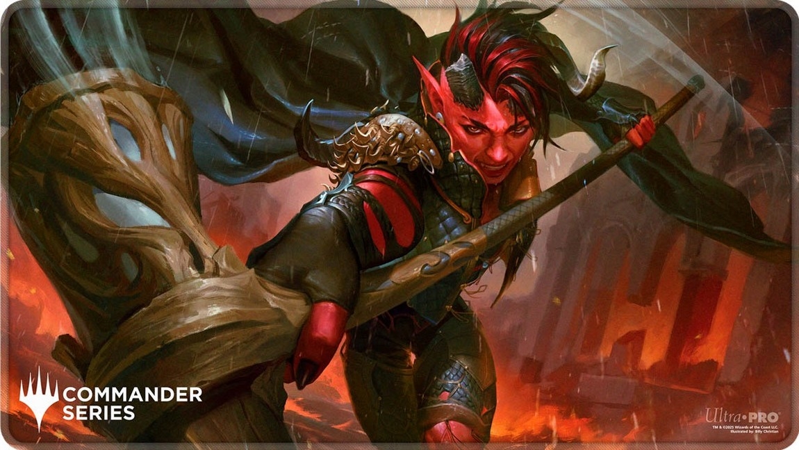 Playmat MTG Commander Series Fan Vote 2 Karlach Stitched