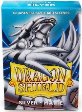 Sleeves Japanese Size Silver Matte (60)